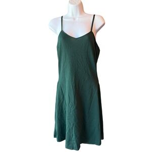 Sandro Paris Dark Green Slip‎ Dress Women's Size Small/Medium? Use Measurements